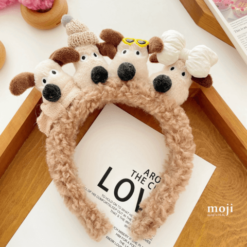 Băng đô bờm Gromit dog face đeo phụ kiện - Mix