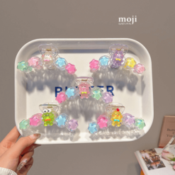 Kẹp tóc càng cua Cute animal nơ nhỏ ngôi sao màu sắc
