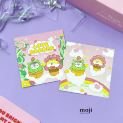 Thiệp MZ vuông Lookii Kat Love garden 12cm