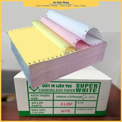 Giấy in liên tục khổ 240x279mm