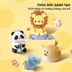 Đất nặn 6 màu DELI H712-6 (1)