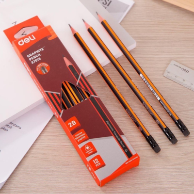 Bút Chì Thân Gỗ 2B Deli 37013