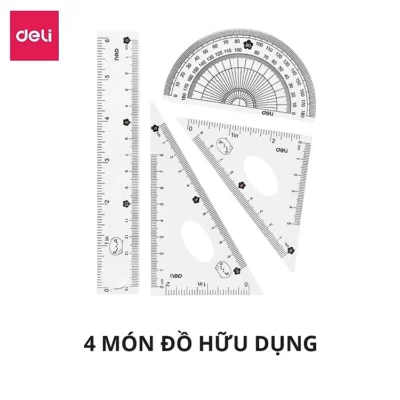 Thước bộ 4 món Deli EH657