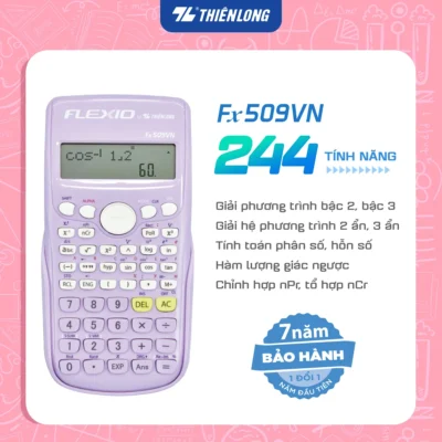 Máy tính khoa học Thiên Long Flexio Fx509VN
