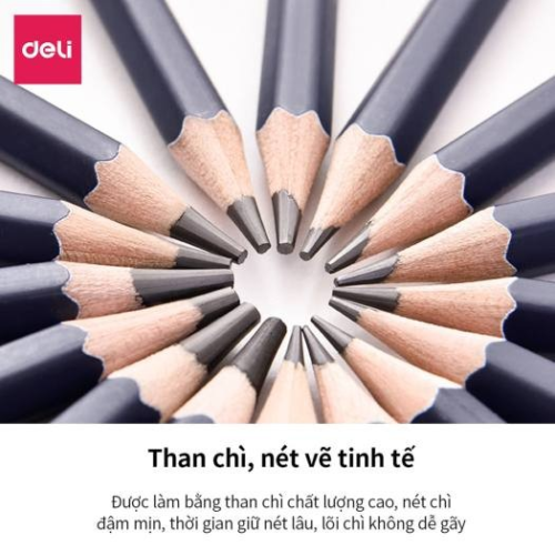 Bút Chì Gỗ Cao Cấp 3B 4B Deli S999