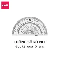 Thước bộ 4 món Deli EH657