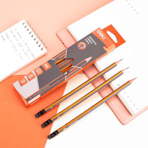 Bút Chì Thân Gỗ 2B Deli 37013