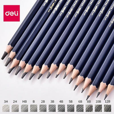 Bút Chì Gỗ Cao Cấp 3B 4B Deli S999