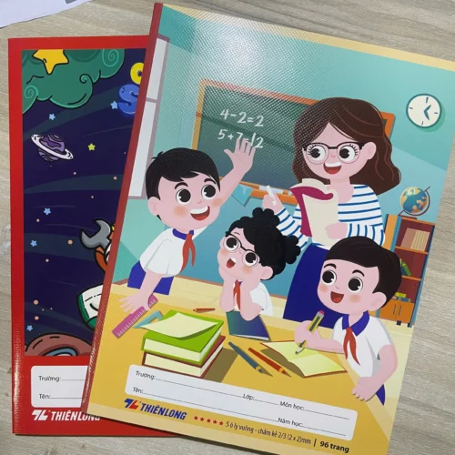 Tập Học Sinh 96 Trang 5 ô ly, ĐL 100gsm
