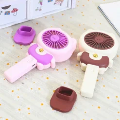 Quạt cầm tay mini hình gấu