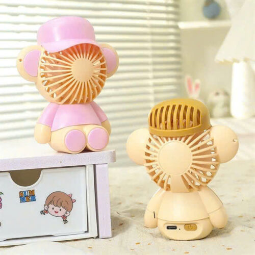 Quạt để bàn hình gấu để bàn