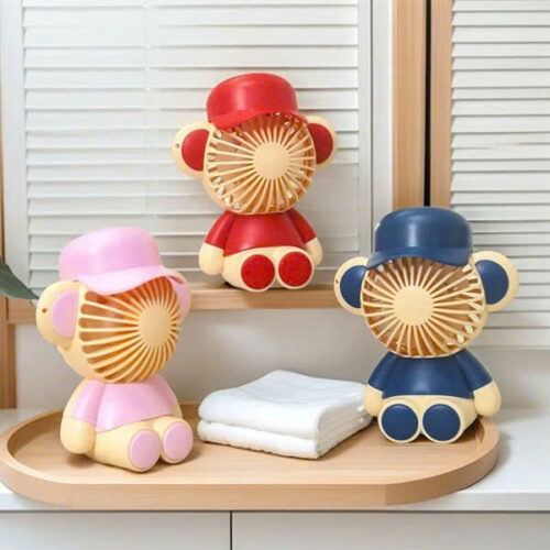Quạt để bàn hình gấu để bàn