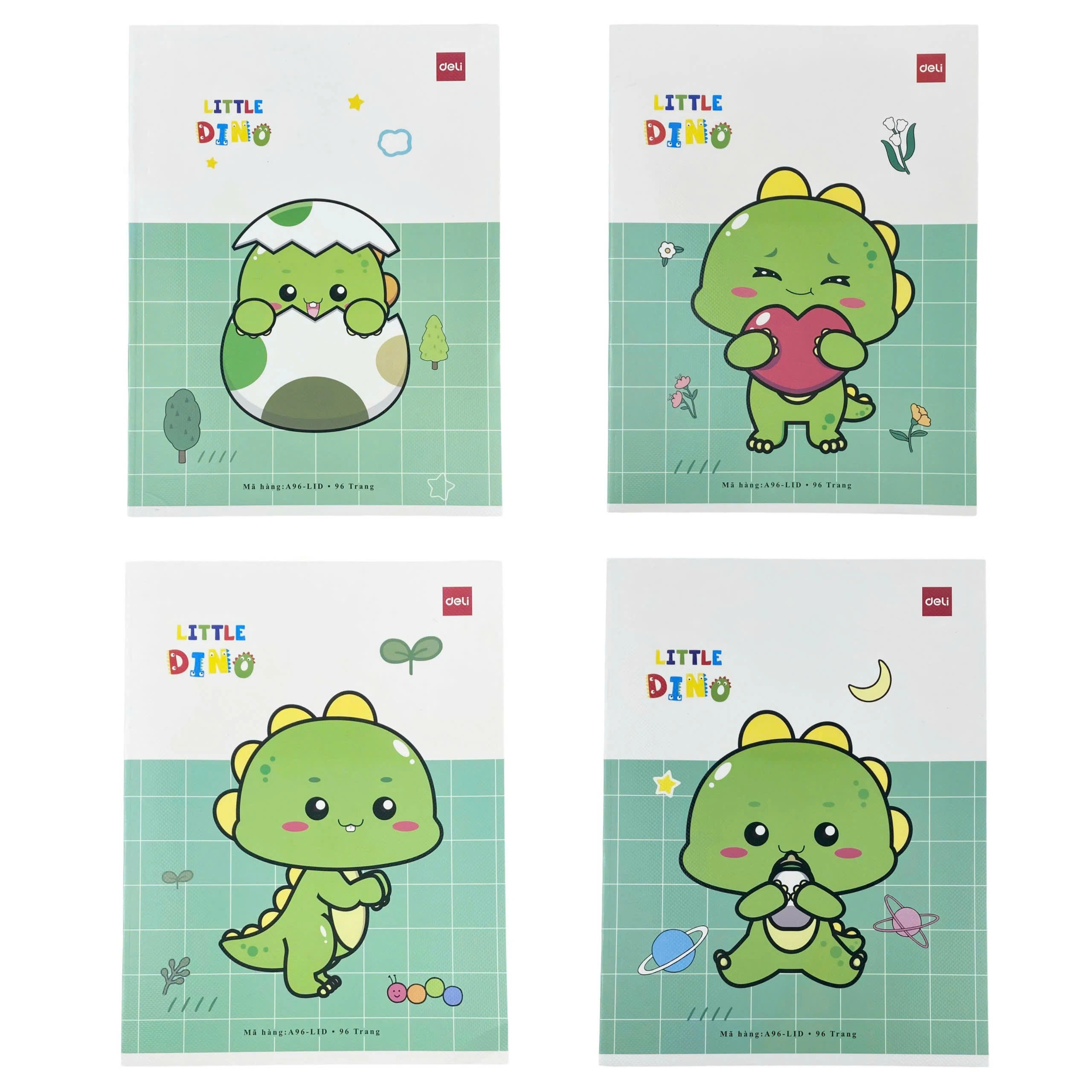 Tập Học Sinh Deli 96 Trang 4 Ô ly 80gsm