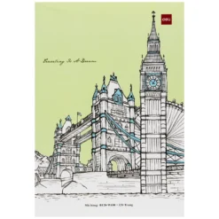 Tập sinh viên Deli 120 Trang kẻ ngang