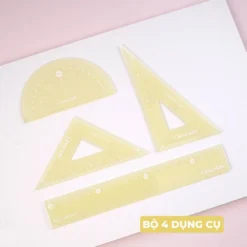 Bộ thước kẻ eke 4 món Classmaste CL-RS115