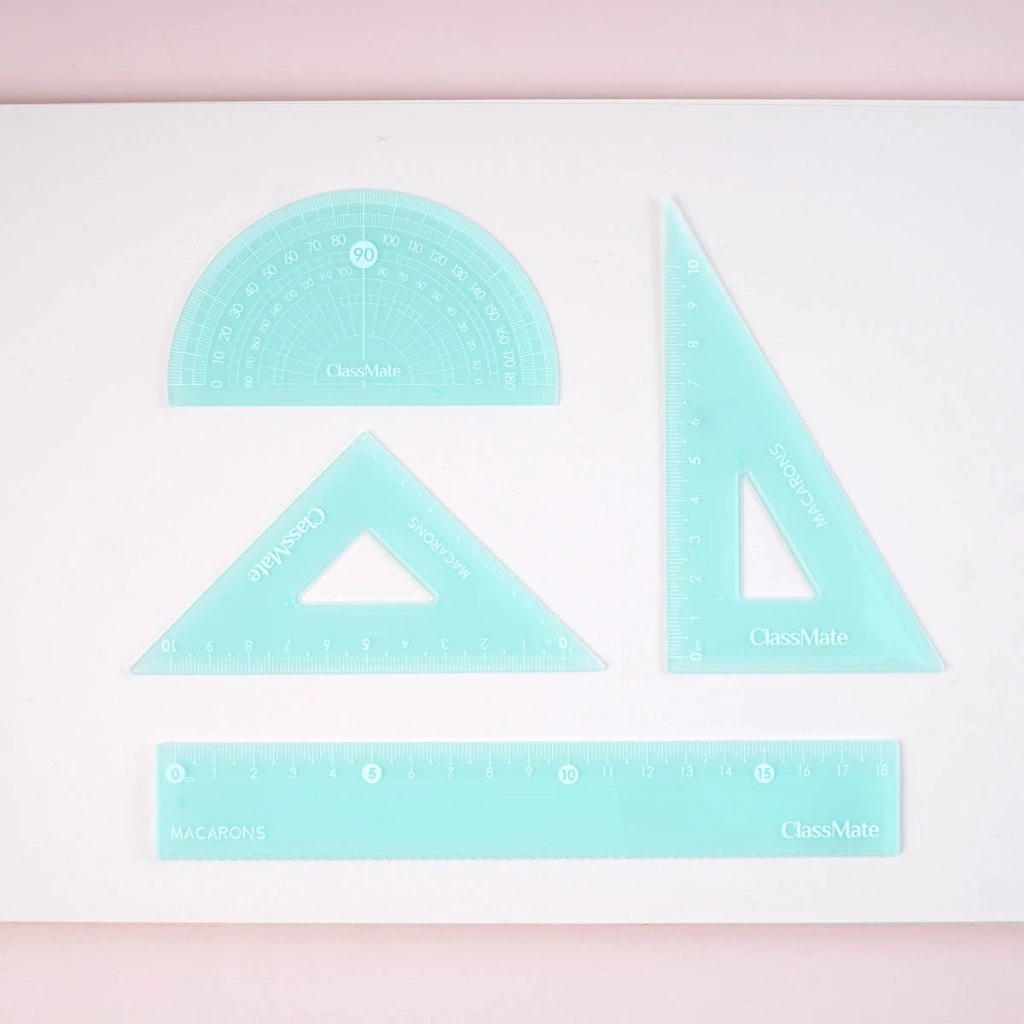 Bộ thước kẻ eke 4 món Classmaste CL-RS115