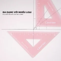 Bộ thước kẻ eke 4 món Classmaste CL-RS115