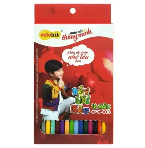 Bút chì màu Thiên Long Colokit 12 16 màu