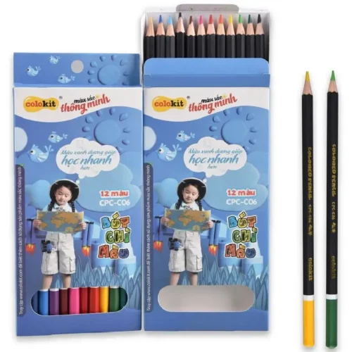 Bút chì màu Thiên Long Colokit 12 16 màu