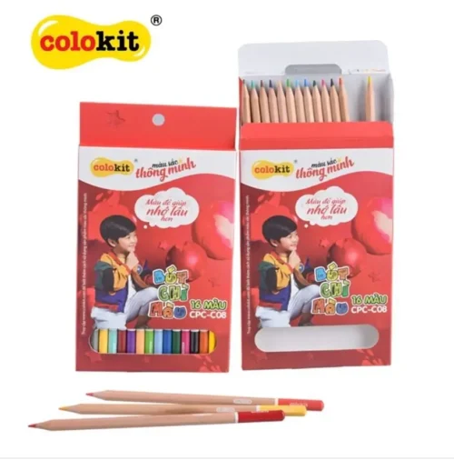 Bút chì màu Thiên Long Colokit 12 16 màu