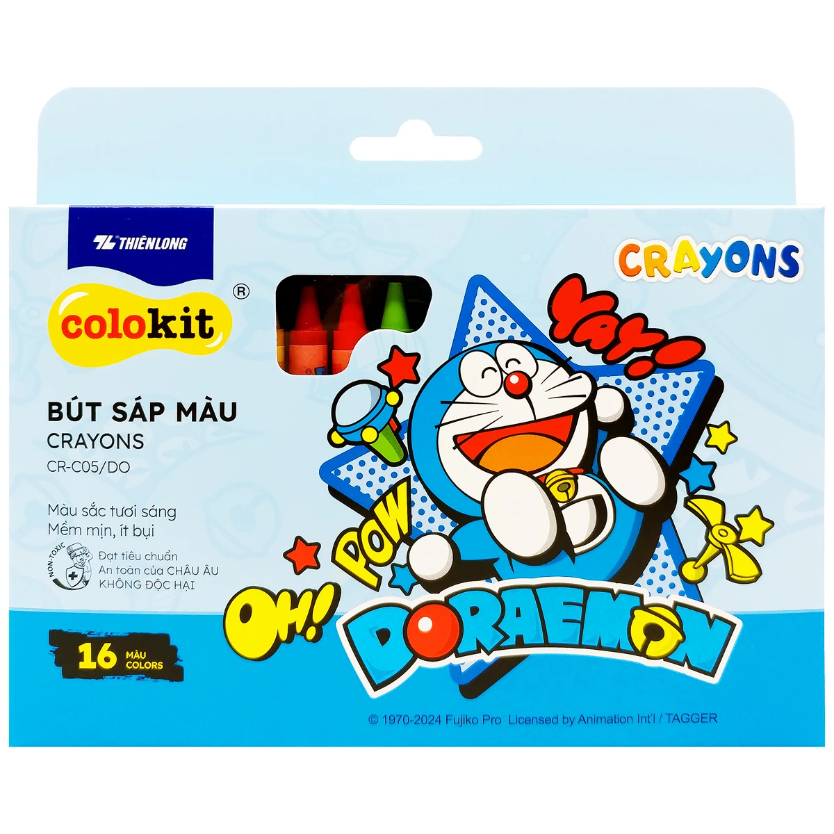 Hộp bút sáp màu Thiên Long CR-C05DO 16 màu