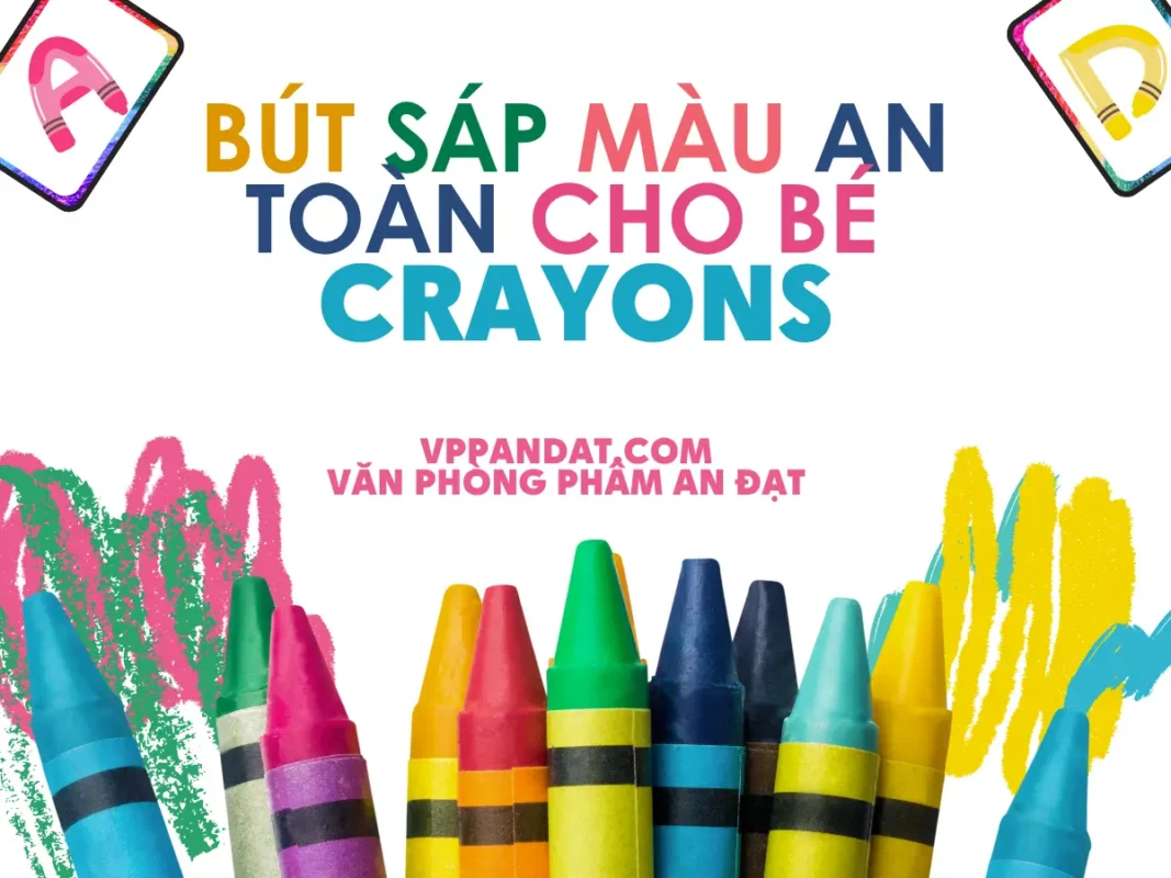 bút sáp màu an toàn cho bé