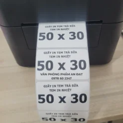 Giấy decal in nhiệt 50x30mm