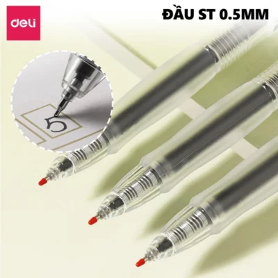 Bút Gel Deli G08S 0.5mm Mực Xanh