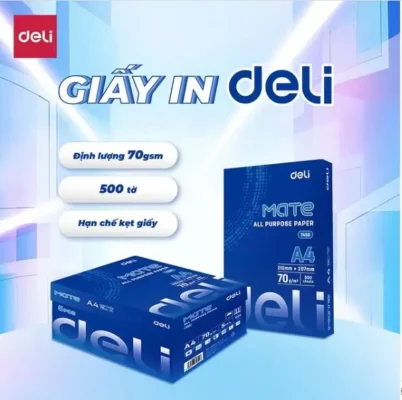 Giấy In A4 Deli 7450 70gsm