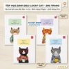 Tập HS Deli A200-LKC 200 Trang 4 Ô Ly 70gsm