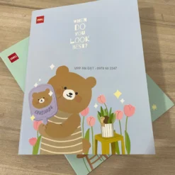 Tập HS Deli A96-HBF - 96 Trang 5 Ô Ly 120gsm