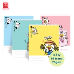 Tập HS Hồng Hà Class ArkDuck 4 Ô Ly 96 Trang 70gsm
