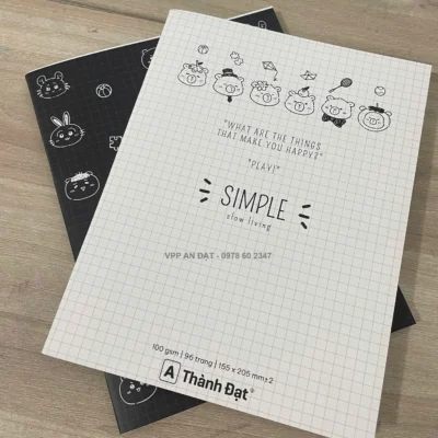 Tập HS Thành Đạt Simple 96 Trang 100gsm