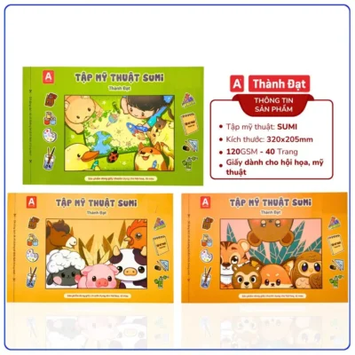 Tập Vẽ Mỹ Thuật A4 Thành Đạt SUMI 40 Trang 120gsm