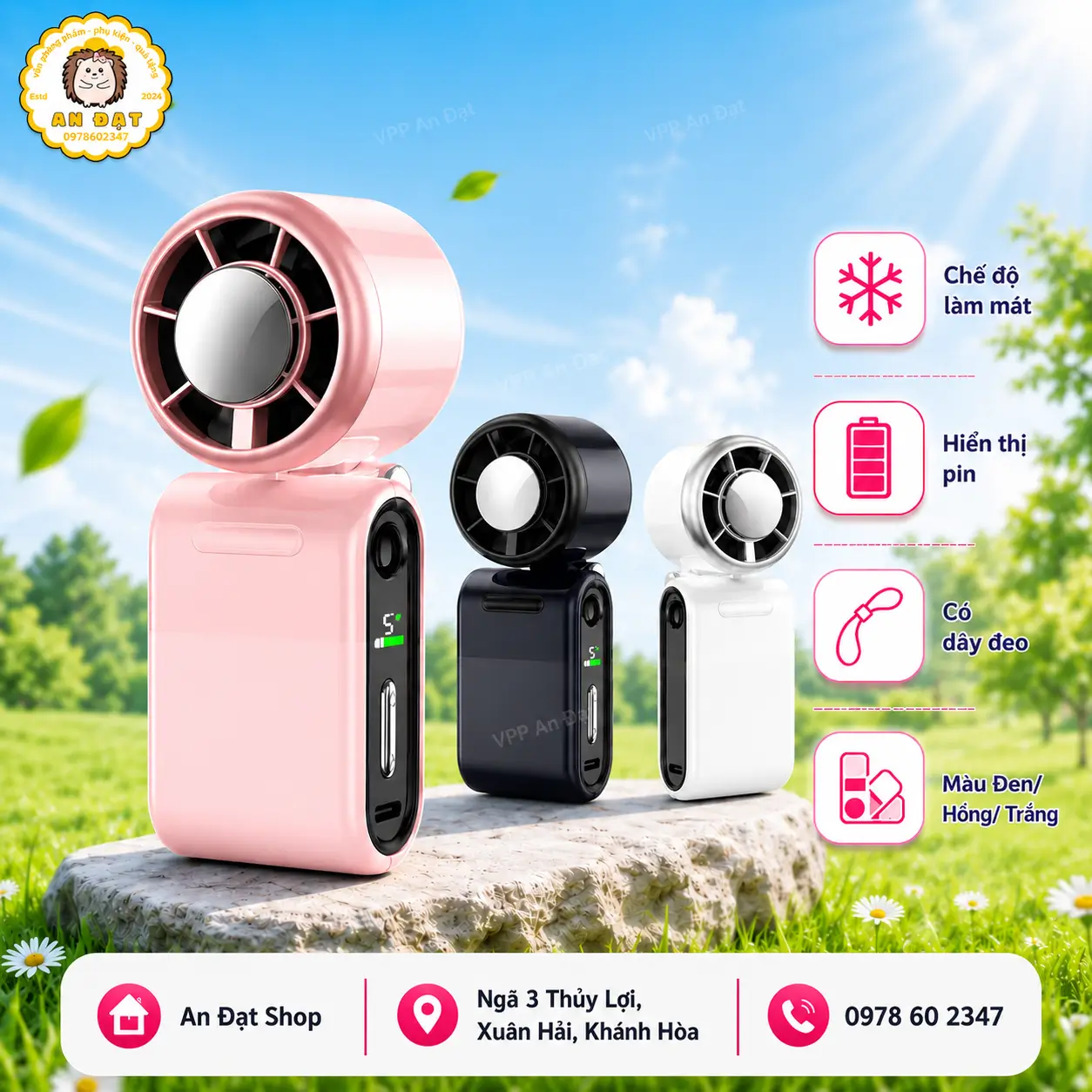 Quạt Cầm Tay Mini Folding Design N620