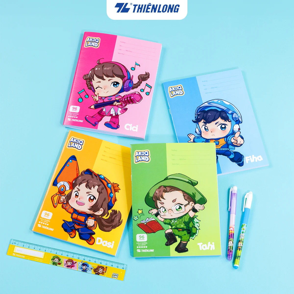 Tập Học Sinh 96 Trang 4 Ô ly 100gsm