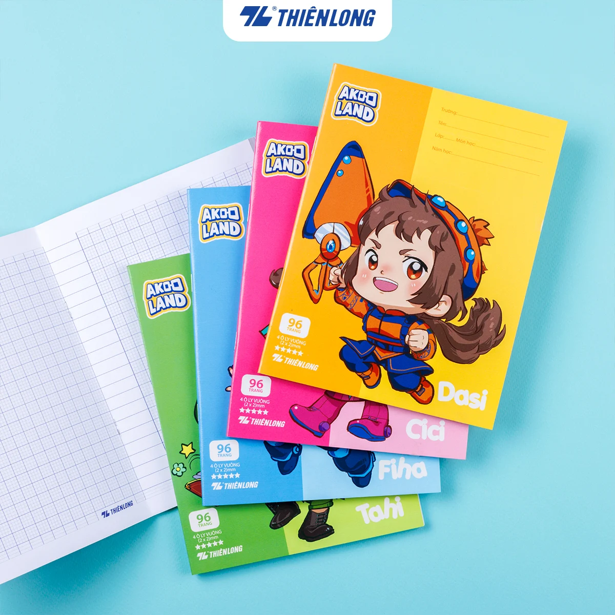 Tập Học Sinh 96 Trang 4 Ô ly 100gsm