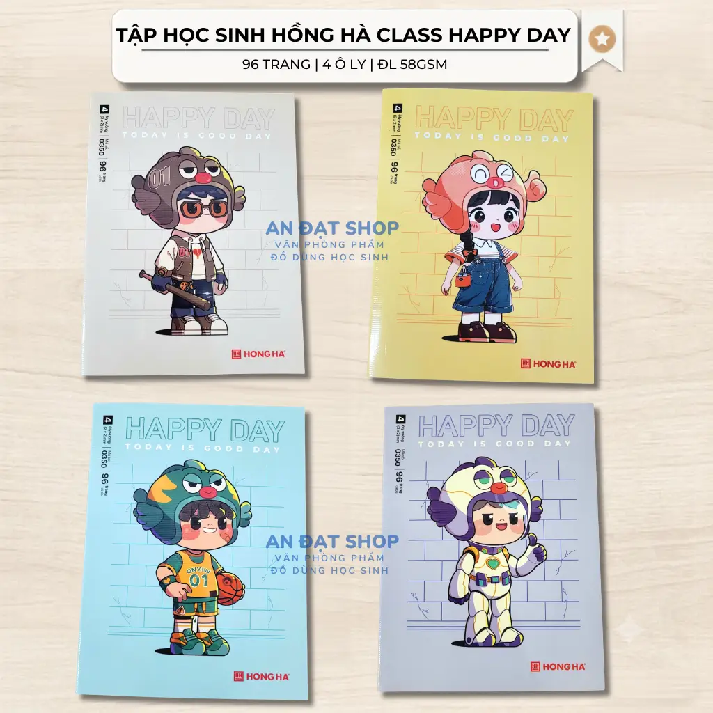Tập Hồng Hà 96 Trang 4 Ôly Happy Day