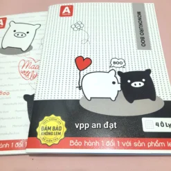 Tập HS Thành Đạt Heo Boo 4 Ô Ly 96 Trang Định Lượng 80gsm