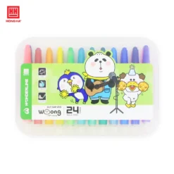 Bút Sáp Vặn Ngắn Little Woong Hồng Hà