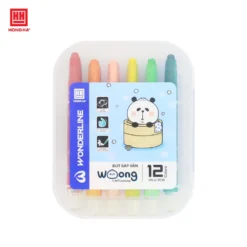 Bút Sáp Vặn Ngắn Little Woong Hồng Hà