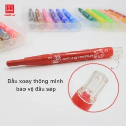 Bút Sáp Vặn Ngắn Little Woong Hồng Hà